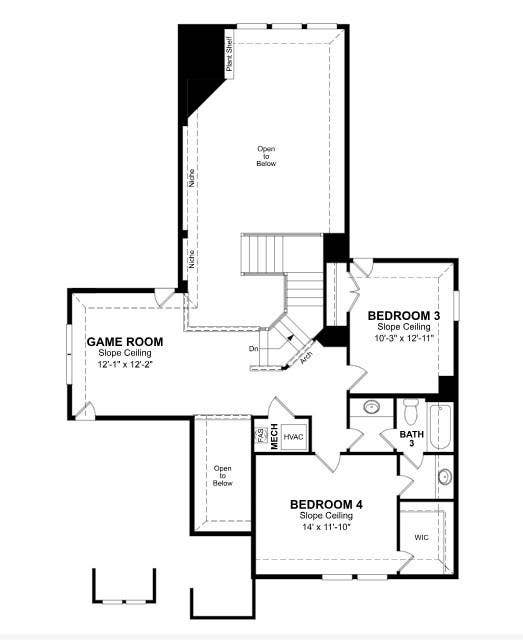 111 Republic Lane, Forney, TX 75126 Beazer Homes Brookville Estates Summerfield Floorplan.