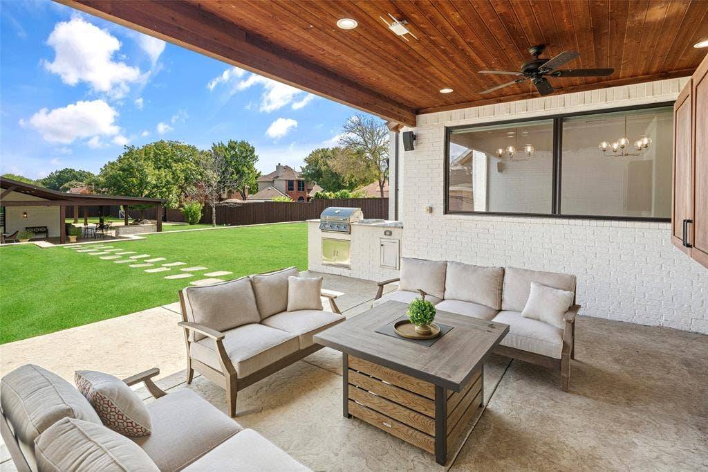 601 S Jupiter Road, Allen, TX 75002 Main House Outdoor Living Area