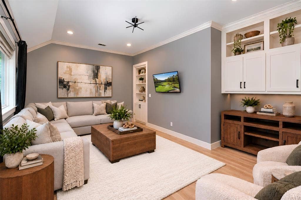 601 S Jupiter Road, Allen, TX 75002 Gameroom Upstairs Virtually Staged