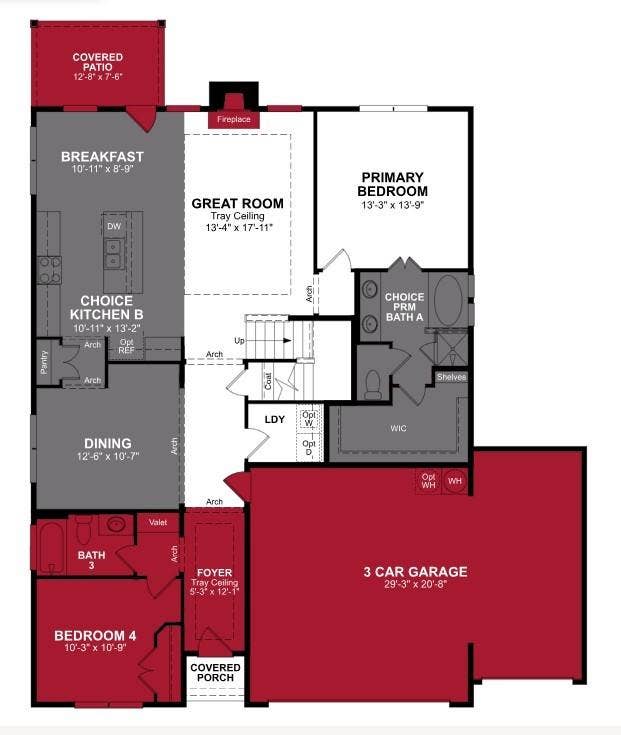 108 National Court, Forney, TX 75126 Beazer Homes Brookville Estates Avalon Floorplan.