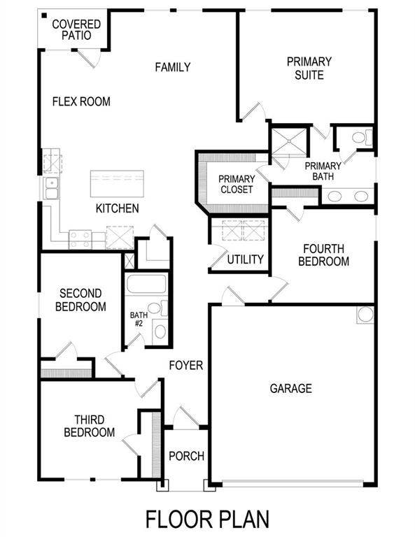 1808 Garden Gale Place, Mesquite, TX 75181 Floor Plan
