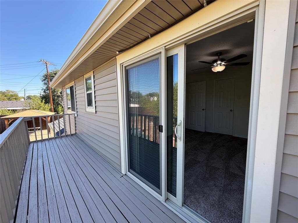 13234 Deer Run Trail, Dallas, TX 75243 Balcony off of bedroom