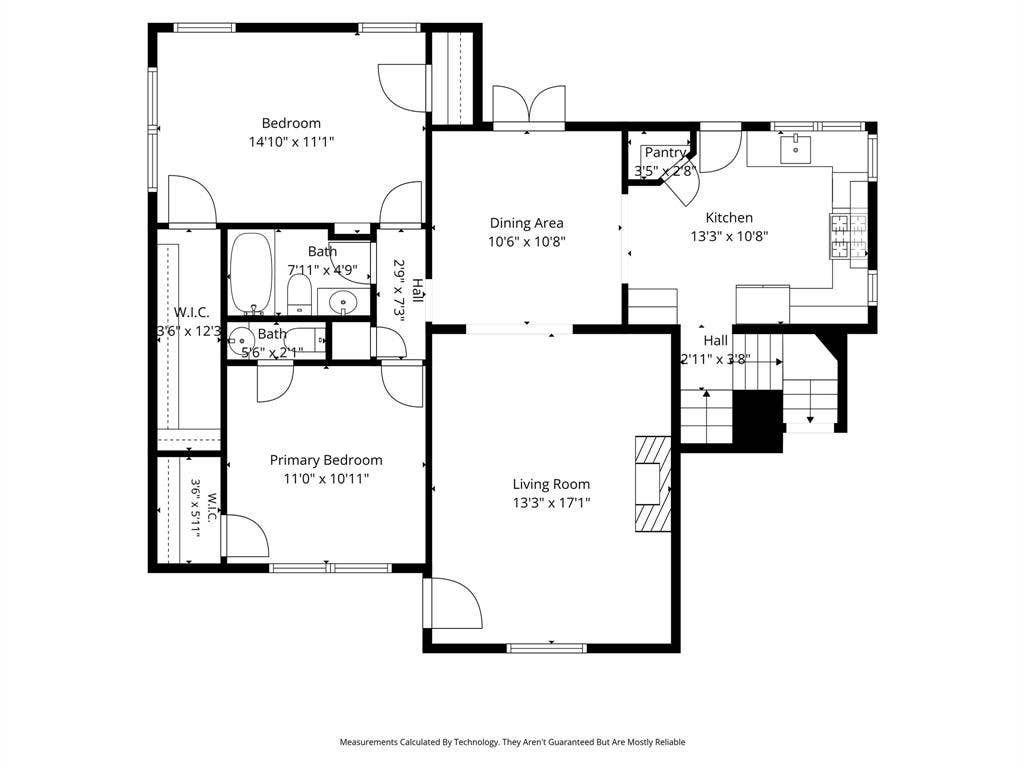 7011 Hammond Avenue, Dallas, TX 75223 Floor plan