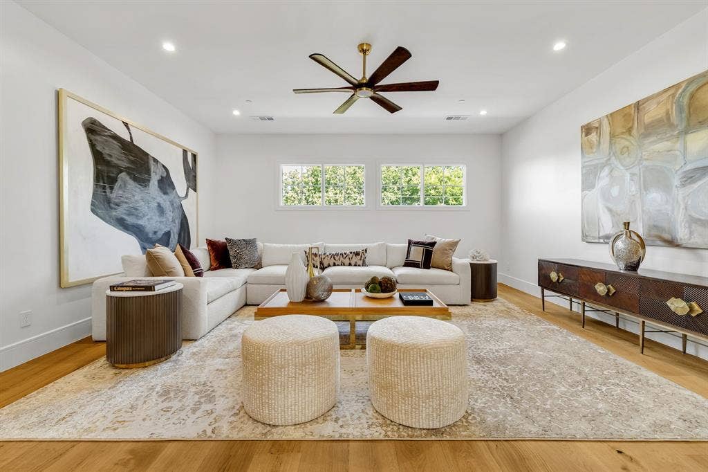 upstairs living area