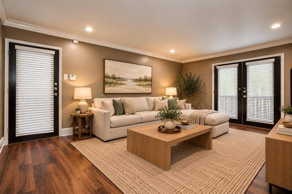 7809 Meadow Park Drive, #208, Dallas, TX 75230 Virtually Staged Photo