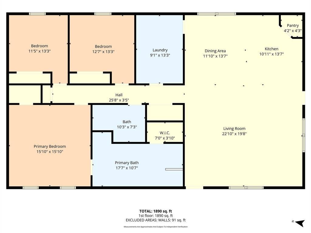 2303 Pilgrim Lane, Lorena, TX 76655 Floor plan