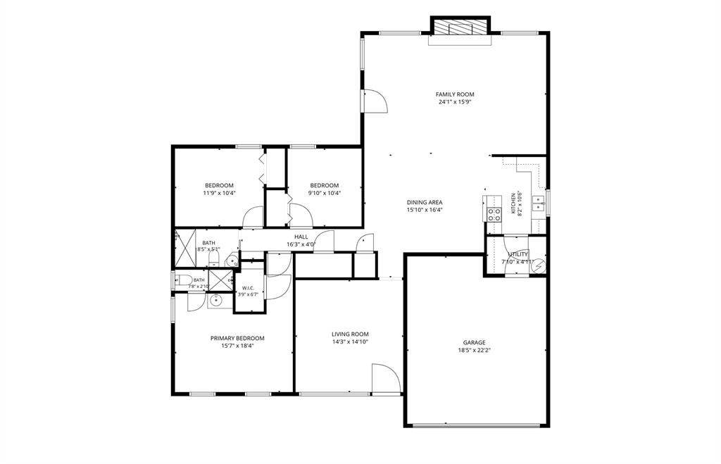 3209 Sheffield Street, Irving, TX 75062 Floor plan