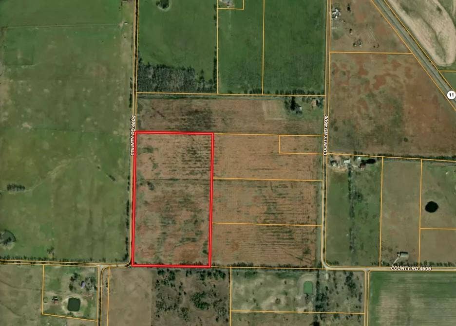 0 County Road 4604, Commerce, TX 75428 Property Plat Map. Aerial documentation delineating the boundaries of the property