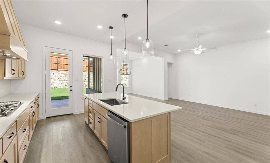 1219 Stone Cliff Drive, Wylie, TX 75098 Open Kitchen-Living Room Representative Photo