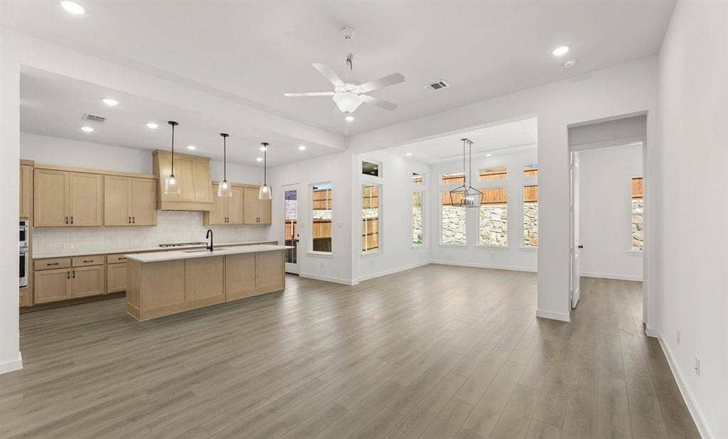 1219 Stone Cliff Drive, Wylie, TX 75098 Open Kitchen-Living-Dining Room Representative Photo