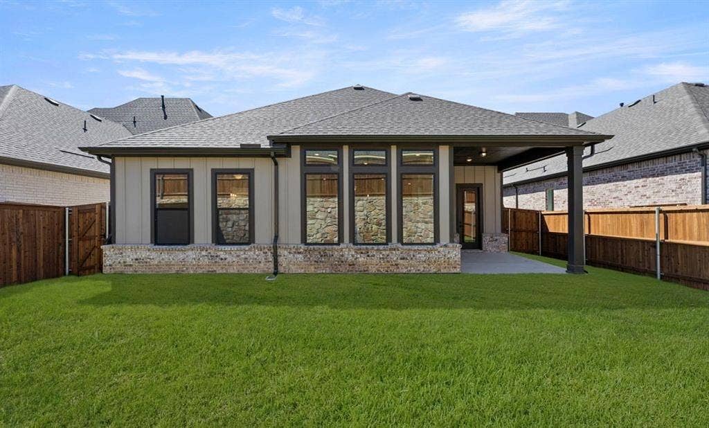 1219 Stone Cliff Drive, Wylie, TX 75098 Rear Exterior Design Representative Photo