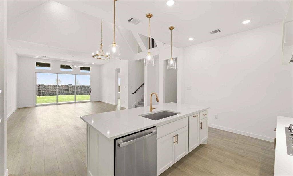 1223 Stone Cliff Drive, Wylie, TX 75098 Open Kitchen-Living-Dining Room Representative Photo