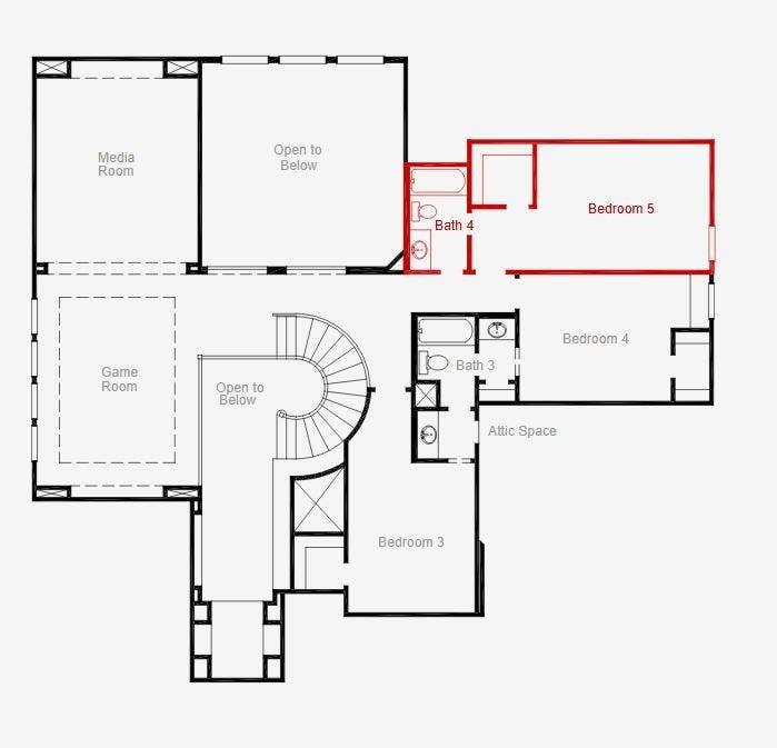 3337 Botta Street, McKinney, TX 75071 Pineland second floor 5th bed.JPG