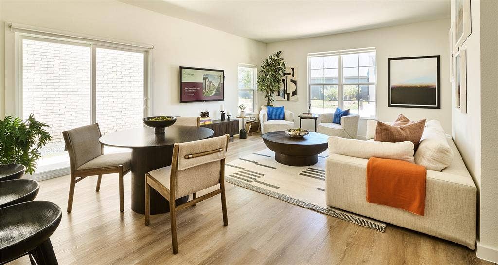 1525 FM 982, #4310, Princeton, TX 75407 Living room with light wood finished floors