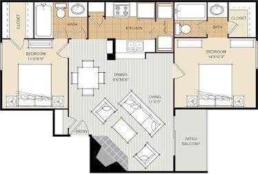 7550 S Westmoreland Road, #P-1001, Dallas, TX 75237 October Special 299.00 Move In
