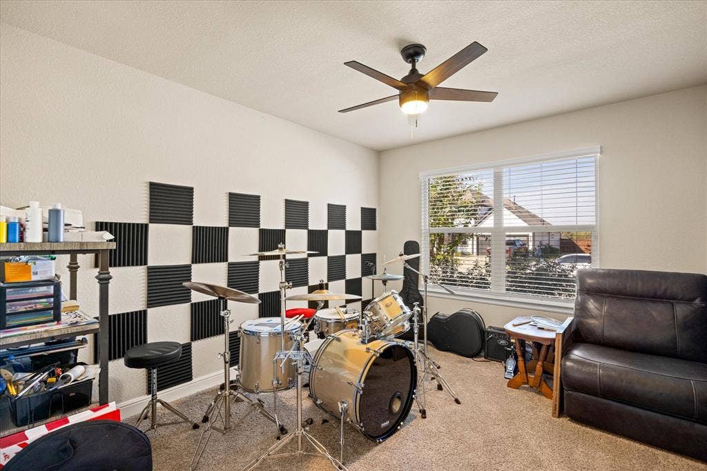 4119 Cornerstone Circle, Granbury, TX 76048 Currently used as a music room. The foam baffles can easily be removed before closing.