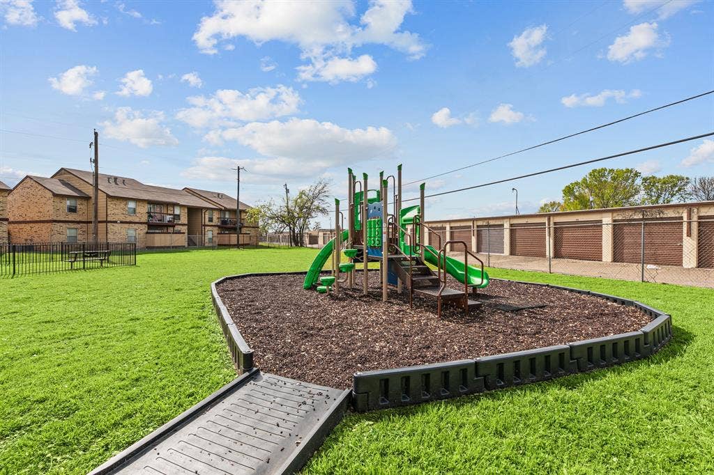 1301 W Hwy 287 ByPass, #118, Waxahachie, TX 75165 Community playground at The Ashton on 287. Community view, not the specific exterior or interior of this unit.