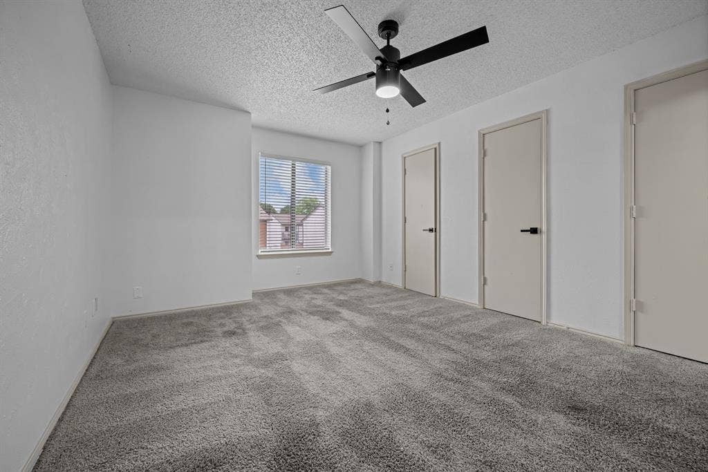 Representative bedroom marketing photo from management. Exact unit unconfirmed; finishes may vary.