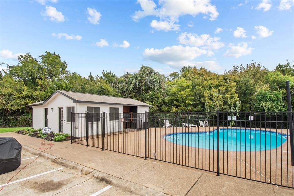 151 E Little Creek Road, #D-06, Cedar Hill, TX 75104 Little Creek community pool. Community view, not the interior of unit D-06.