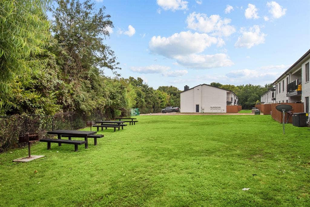 151 E Little Creek Road, #C-01, Cedar Hill, TX 75104 Little Creek community picnic area. Community view, not the interior of unit C-01.