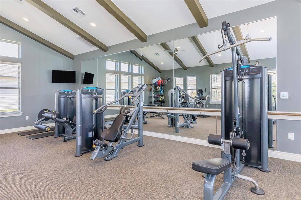 2991 Lakeside Drive, #928, Midlothian, TX 76065 Midlothian Meadows community fitness equipment.