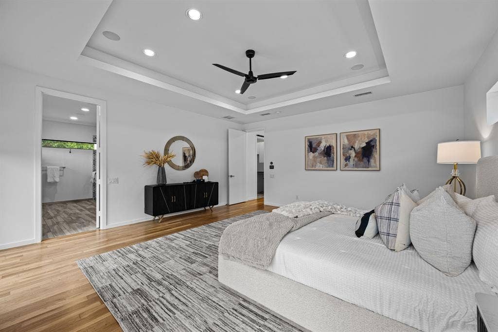 A generous primary suite with room to recharge, unwind, and make the space your own.