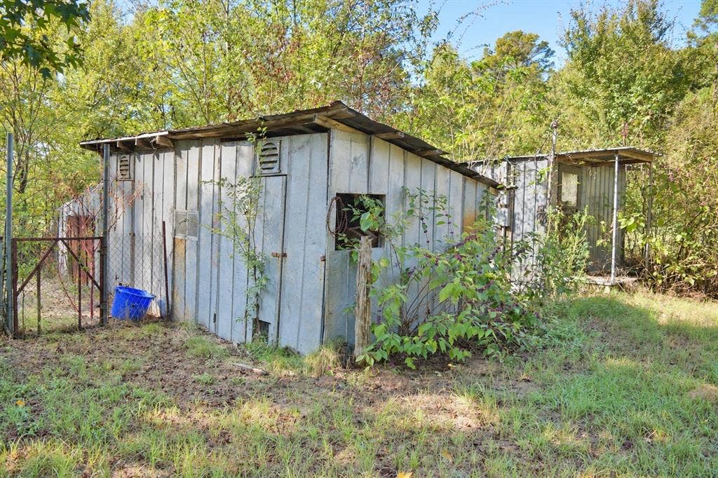 several sheds