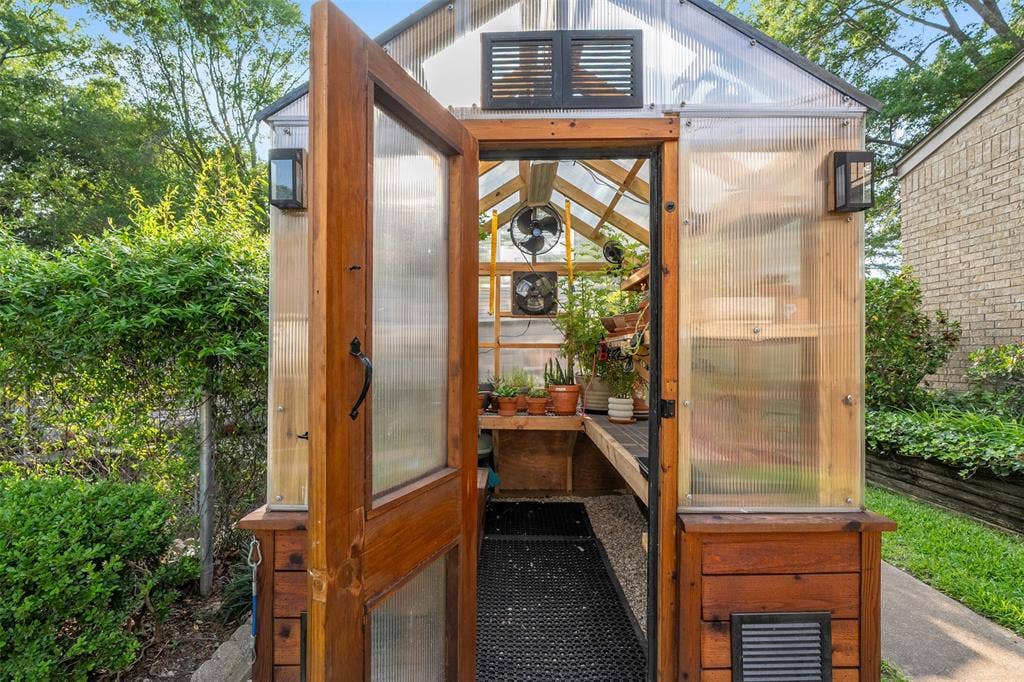Interior Of Climate Controlled Green House