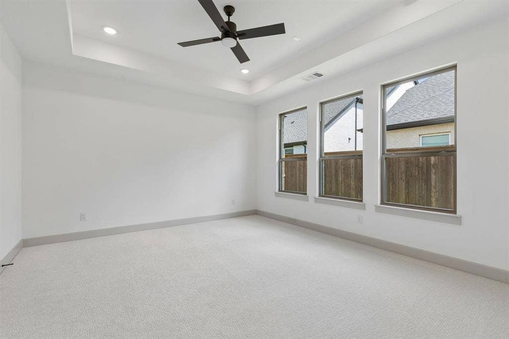Peaceful and relaxing, your new owner's suite is tucked away at the rear of the home for additional privacy.