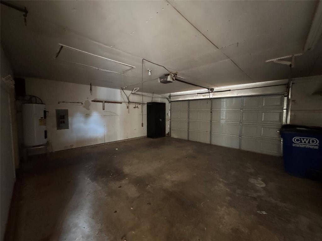 Attached garage
