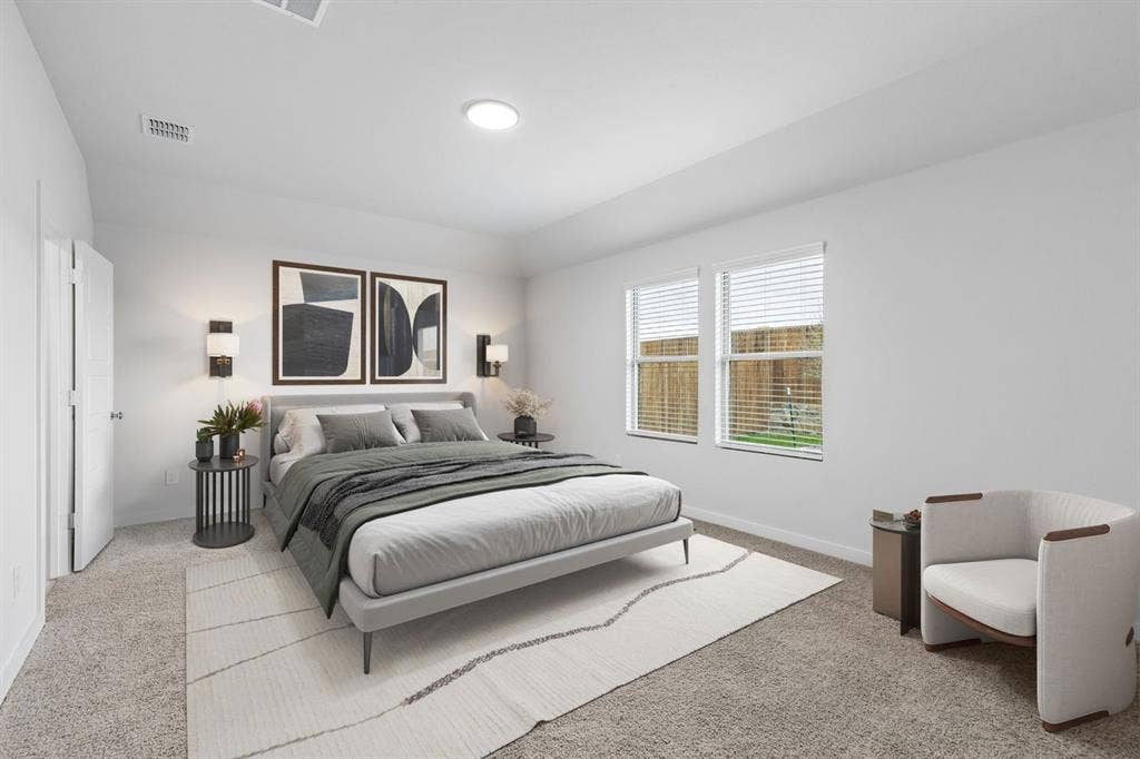 2219 Willowbank Drive, Forney, TX 75126 Primary Suite in the Oscar home plan – REPRESENTATIVE PHOTO