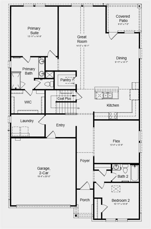 Additional Highlights Include: GE refrigerator, washer and dryer, gas drop at patio, and whole house blinds