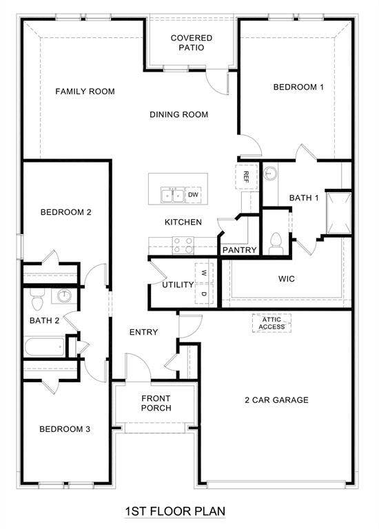 708 Rock Point Road, Josephine, TX 75135 Floor plan