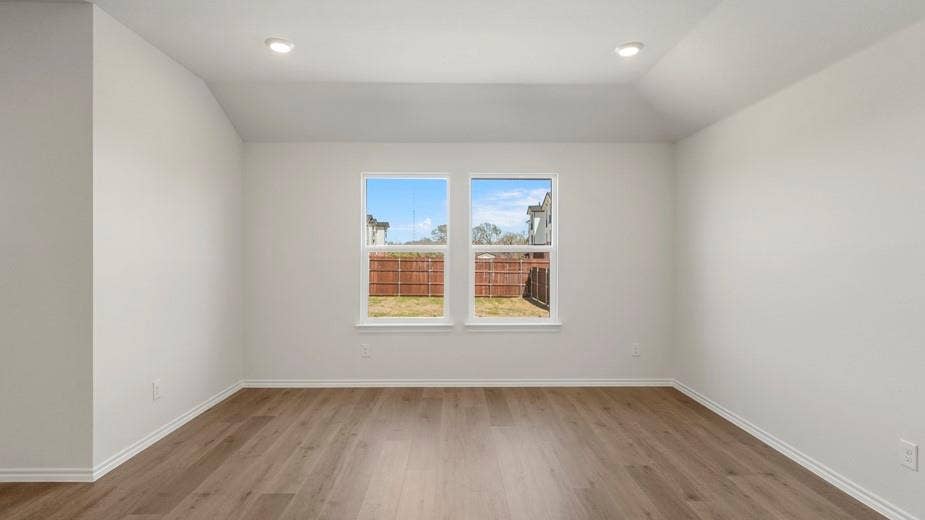 708 Rock Point Road, Josephine, TX 75135 Wood-finish flooring, recessed ceiling lighting, and two windows