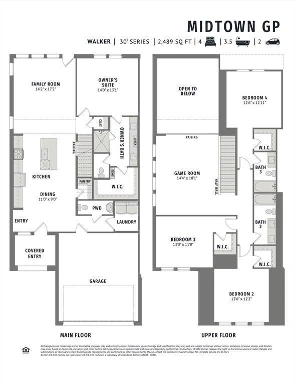 3567 Pierce Lane, Grand Prairie, TX 75052 With a fantastic main floor primary suite, spacious secondary bedrooms, great entertaining space, lots of storage and a private, fenced back yard, you'll love everything our new Walker floor plan has to offer!