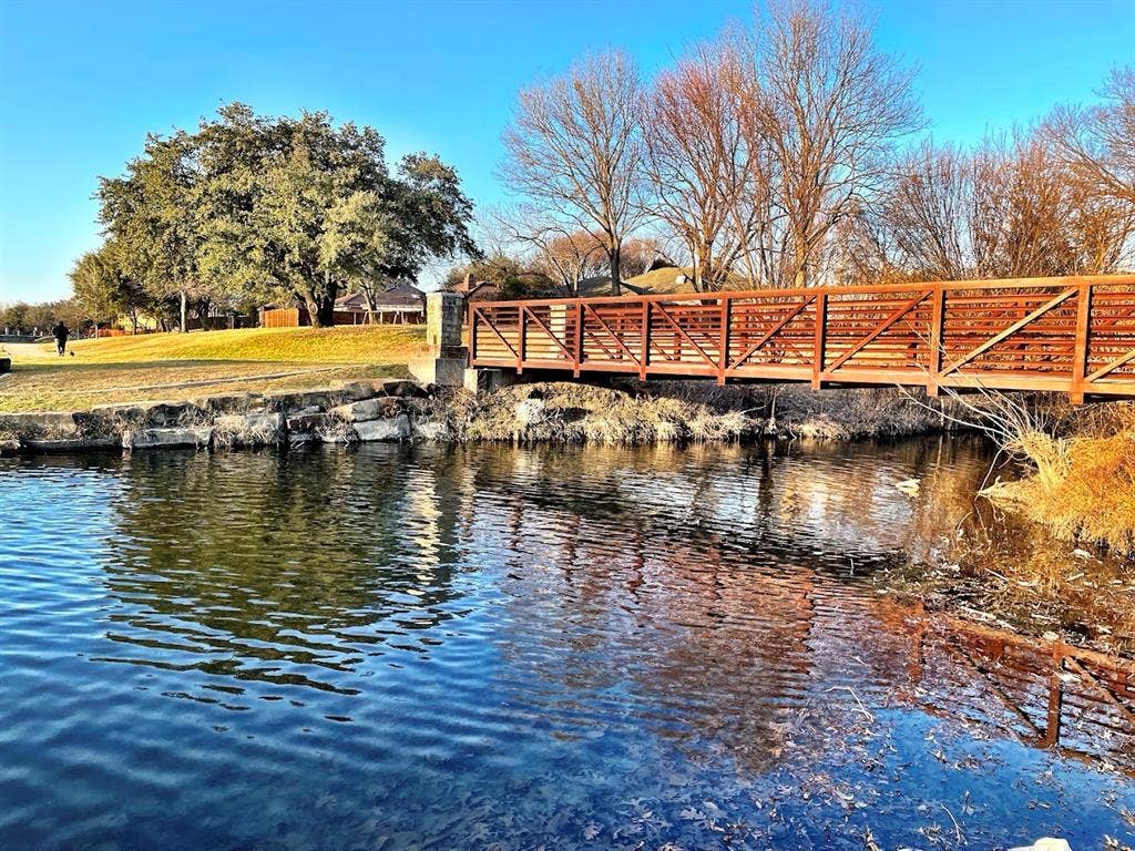 1213 Lombardy Drive, Plano, TX 75023 Big Lake Park at Chisholm Trail is walking distance.