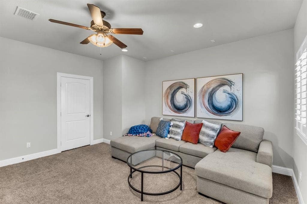 17050 Dominion Drive, Woodway, TX 76712 Second Story loft, perfect for gaming, office, cozy quiet space