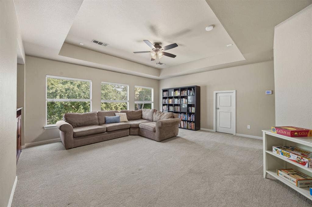game room upstairs