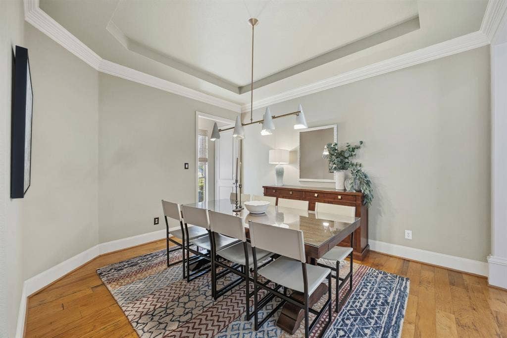 The buffet makes perfect serving station for guests