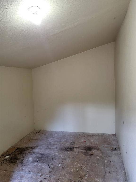 2705 Tanner Street, Dallas, TX 75215 Sloped ceiling featuring an attached flush-mount light fixture