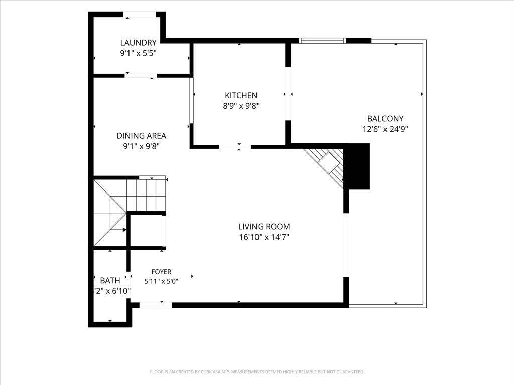 4777 Cedar Springs Road, #9K, Dallas, TX 75219 Floor plan