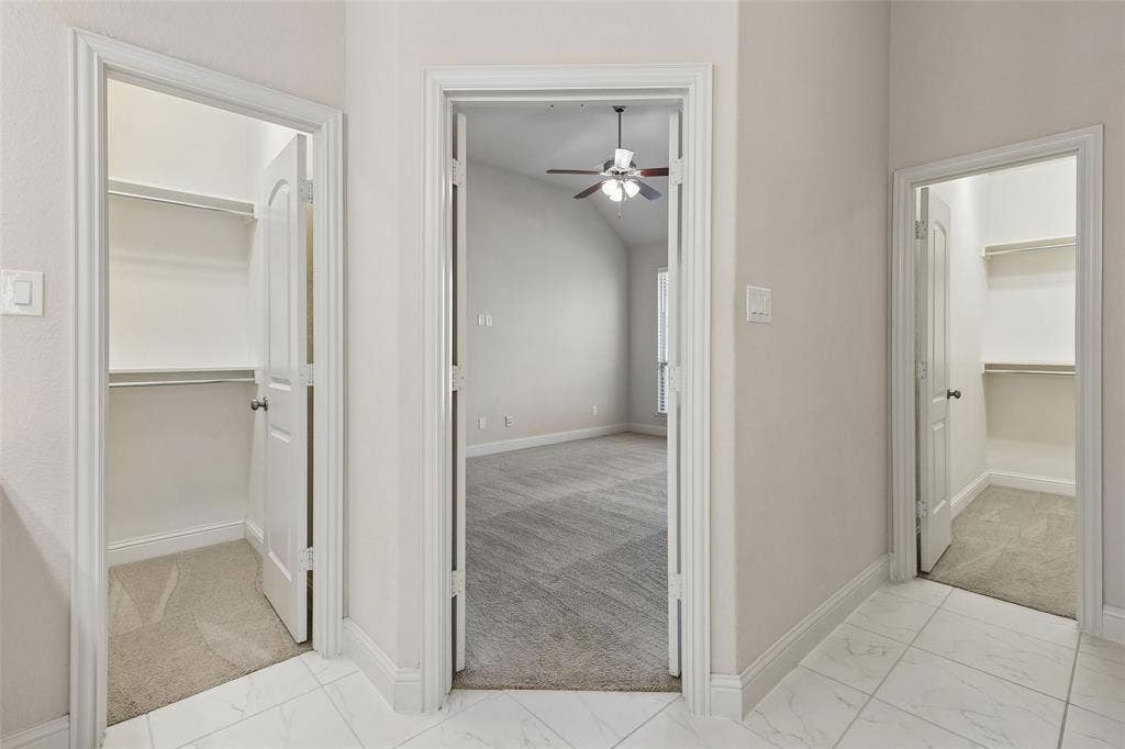 15501 Governors Island Way, Prosper, TX 75078 Two separate walk-in closets in Primary Bathroom