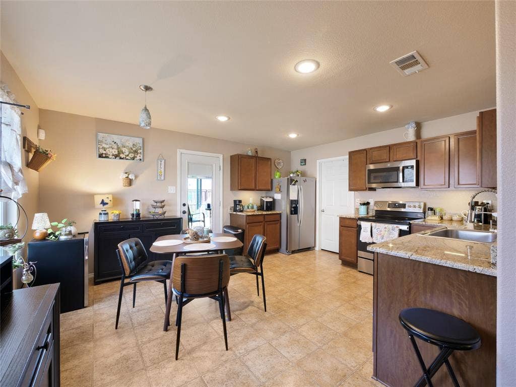 Kitchen and Dining Area