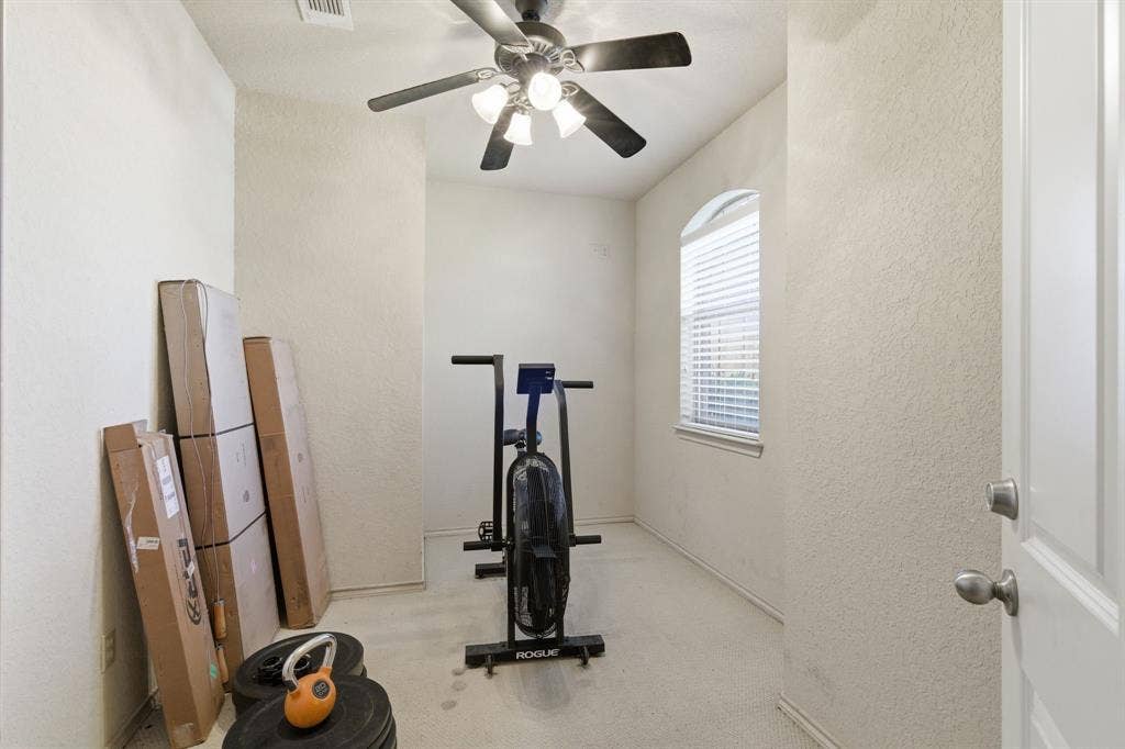 3714 Cove Timber Avenue, Granbury, TX 76049 This climate controlled extra space in the garage is another flex space, just roll your decorated Christmas tree protected from the climate, another office, gym, etc.