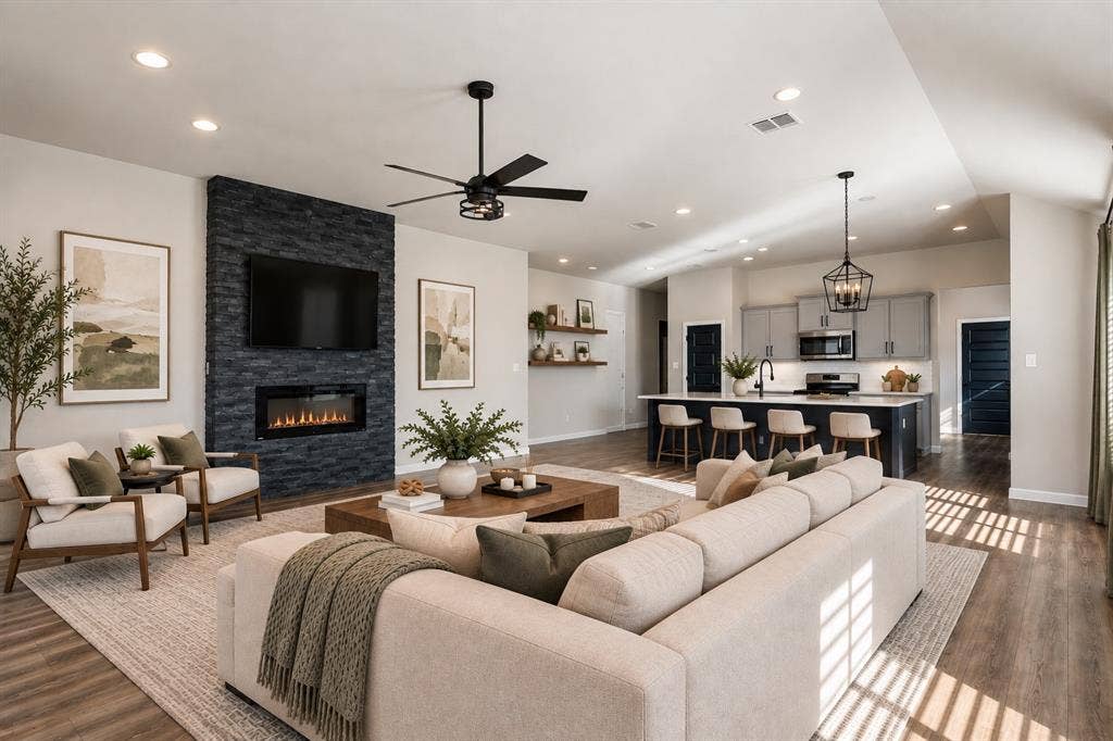 5279 Amistad Avenue, Royse City, TX 75189 Virtually Staged Living Room