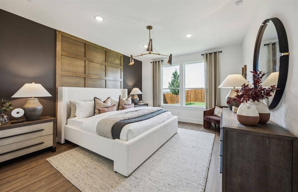 *Model Representation - Spacious owner's suite with private bath