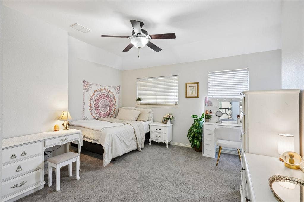 Upstairs Bedroom 3 w/ Jack and Jill Bathroom