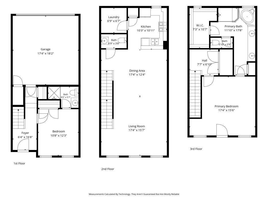 Composite Floor Plan1st thru 3rd