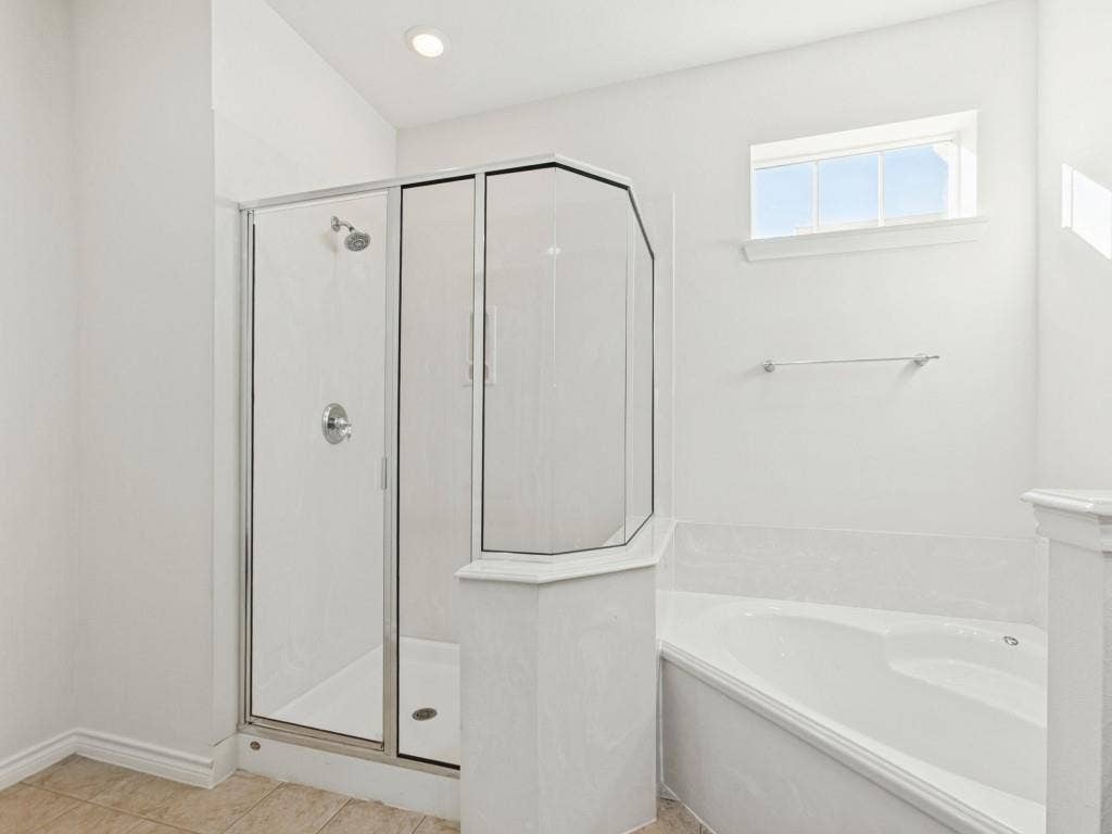 Primary Bath- Shower and Tub