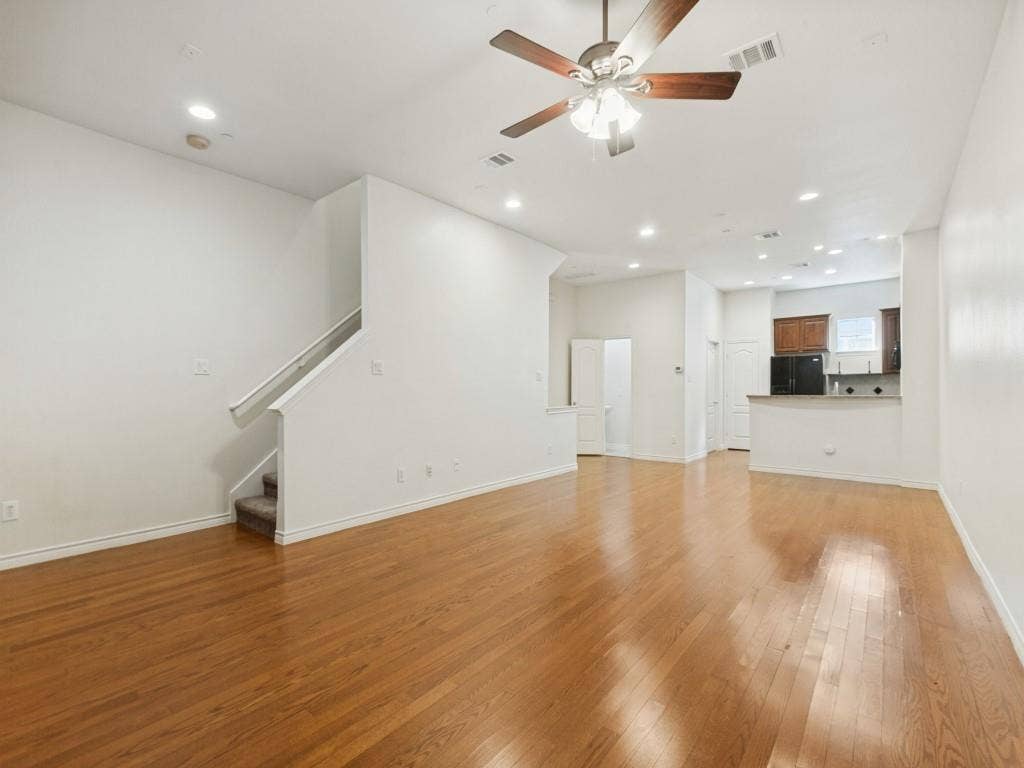 2nd Floor Living Room- Open to Kitchen